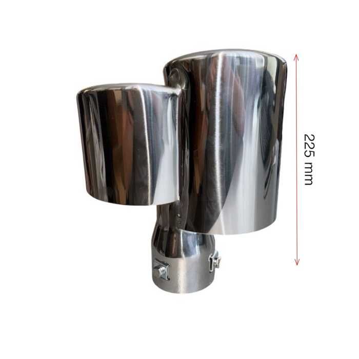 Накрайник ауспух 3045 входа-61мм изхода-175/75мм