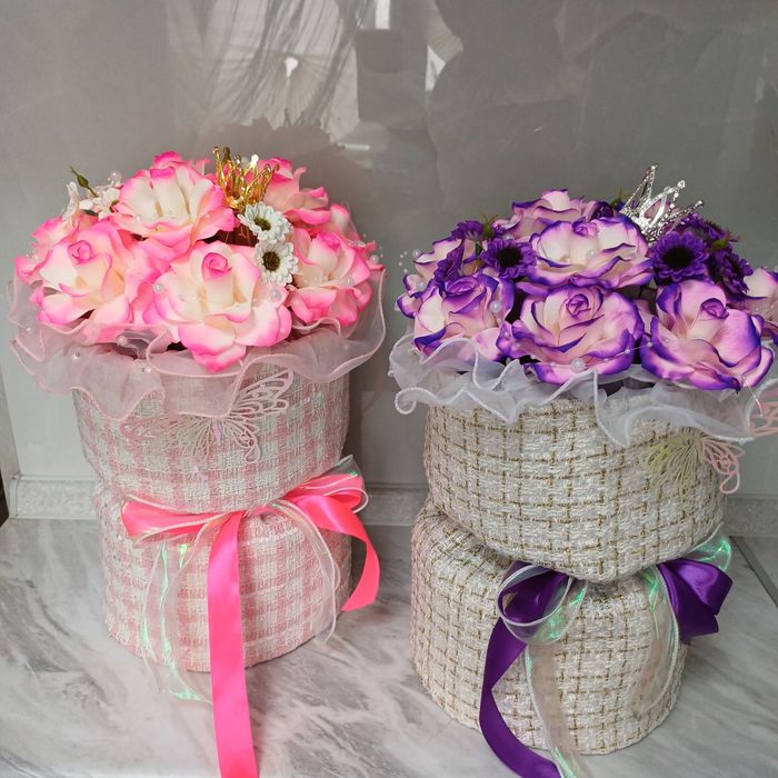 Букет из Мыльных Роз