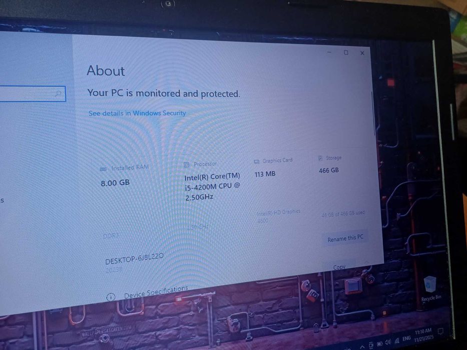 15.6' Lenovo Core™i5-4200M/8GB Ram/500 HDD 7200pm/ USB3.0