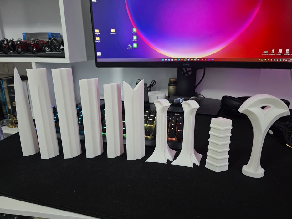 Ofer printare 3D - PLA PETG - Cosplay items si diferite