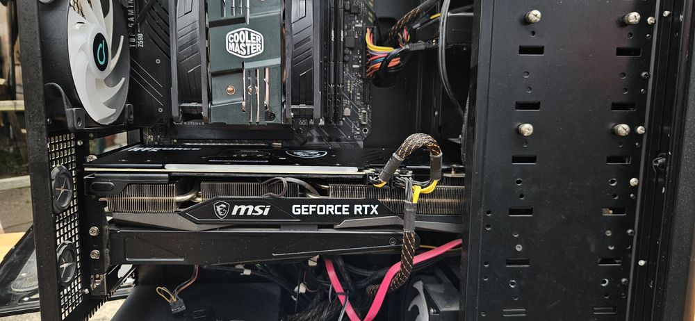 Tuf inside gaming pc.