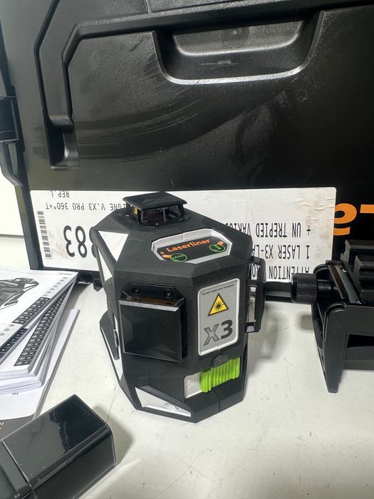 Laserliner X3-Laser Pro - Laser verde 3D 3 x 360 grade dewalt hilti makita bosch
