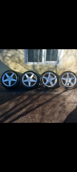 Vând jante aliaj cu tot cu, cauciucuri bune de iarnă 205-45-17