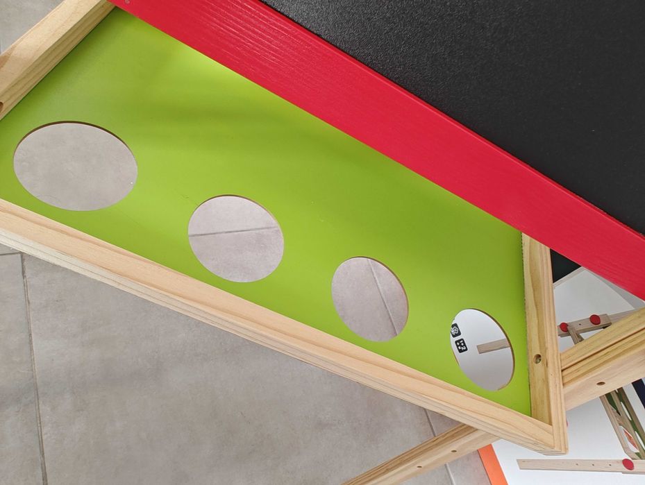 Viga - Детска дървена двустранна магнитна дъска за рисуване