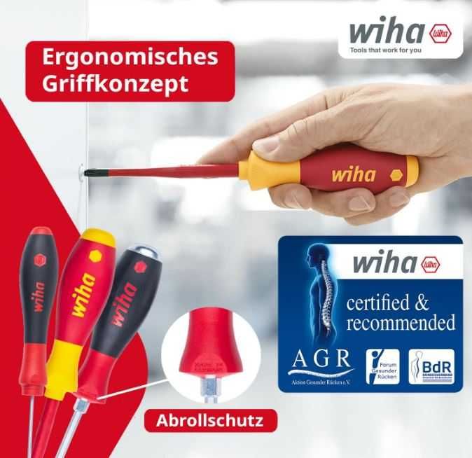 Wiha-комплекти професионални ударни и електрически отвертки 13 бр.