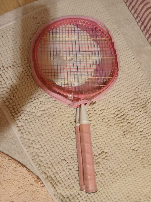 set rachete badminton pentru copii nou in husa