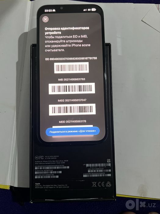 iphone 13pro max LLA 256gb