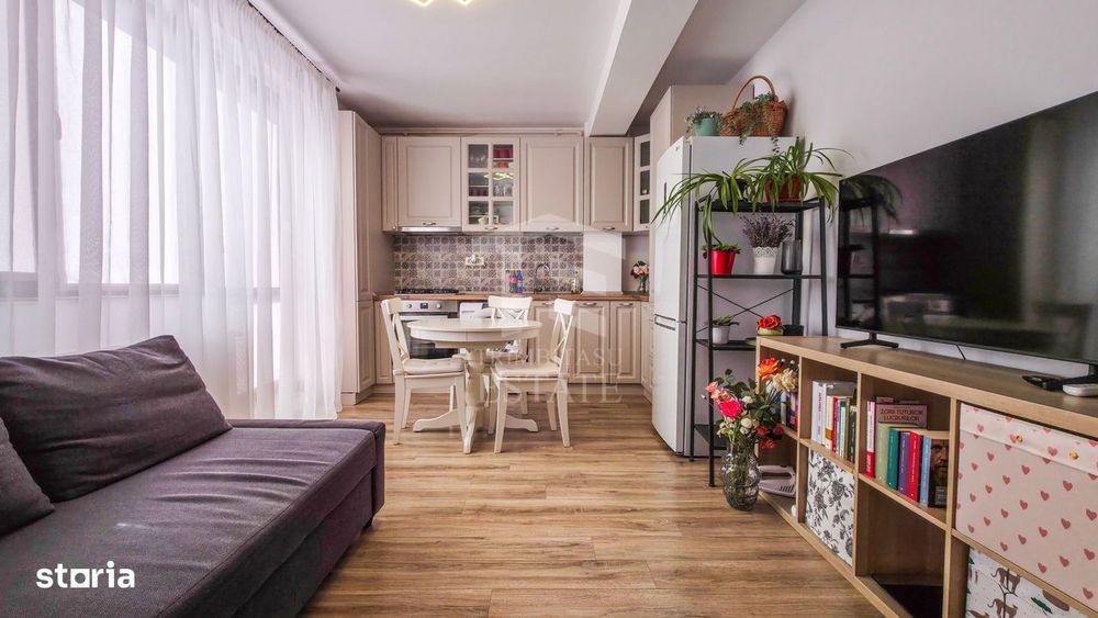Apartament 2 camere Bragadiru Alunului, mobilat, balcon 15mp, parcare