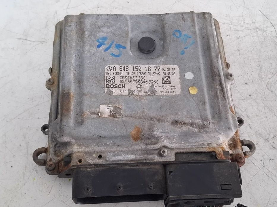 calculator motor mercedes sprinter 2.2 cdi ecu a6461501677 0281014344 edc16cp31 2006 2007 2008 2009