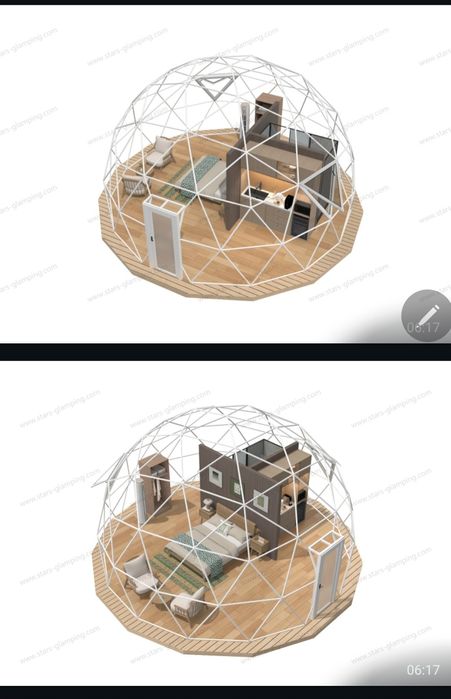 Dom Geodezic Nou, diametru 7 m