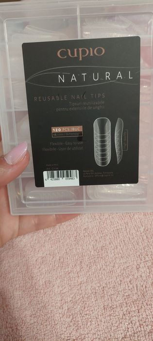 Tips unghie naturala+lampa pt.poligel