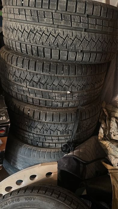 Шины 245/45r18 продается в хорошем состоянии