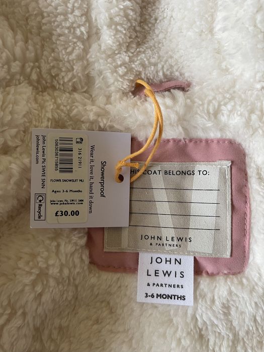 Луксозен бебешки космонавт за момиче John Lewis