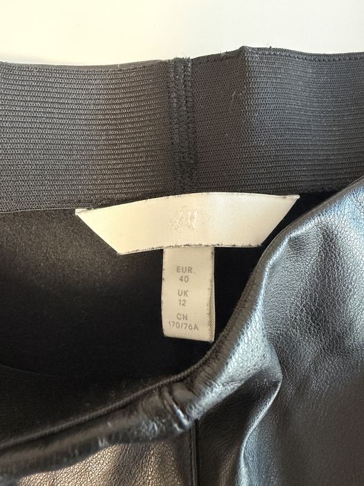 Черен кожен клин H&M