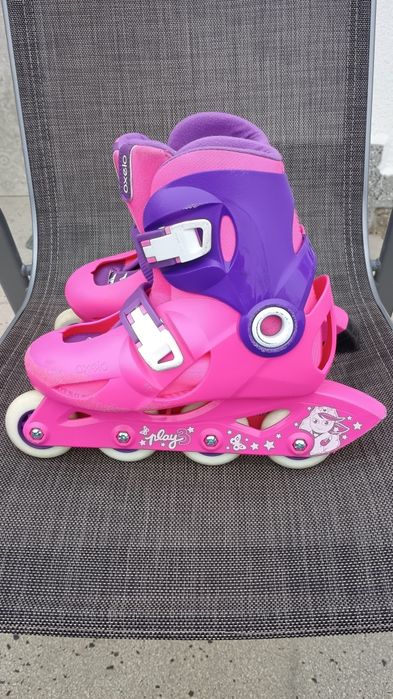 Детски ролери в розово