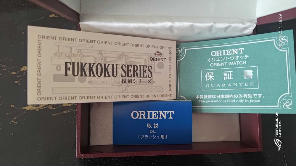 Orient North Star Flash Fukkoku series Japan