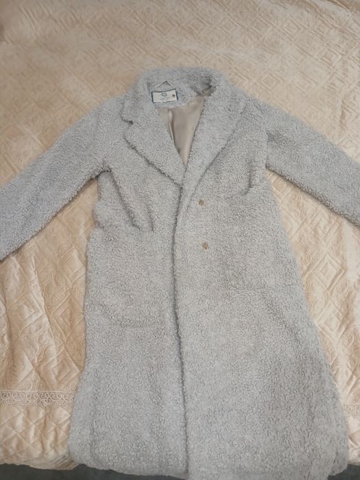 Теди шуба  светло-серый