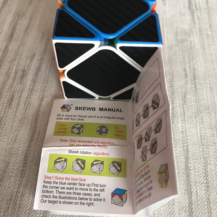 Рубик кубче skewb