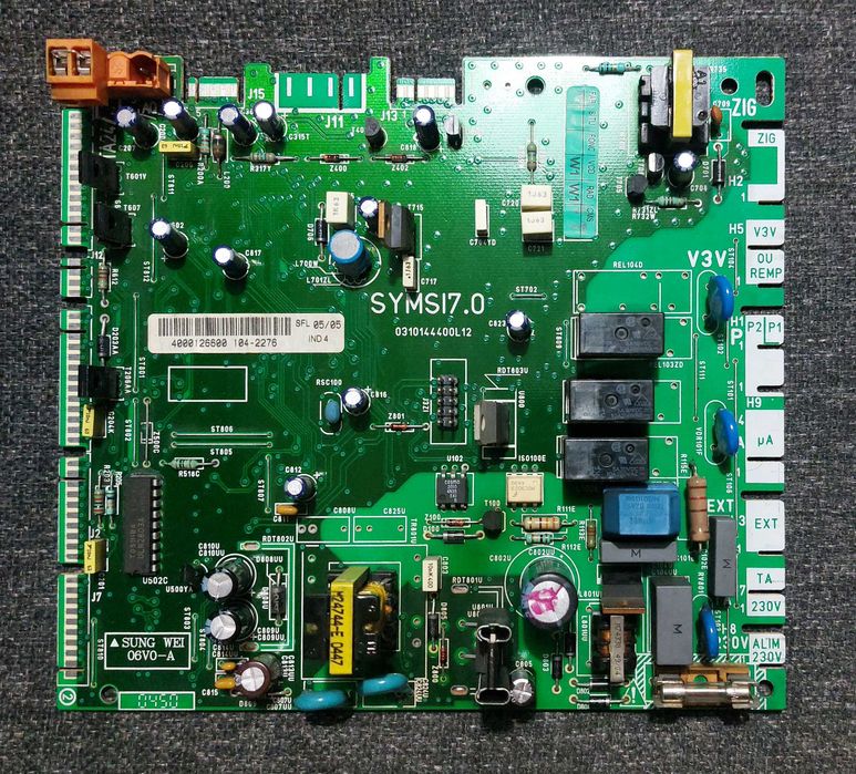 Placa  Saunier Duval Isofast 600+placa veche
