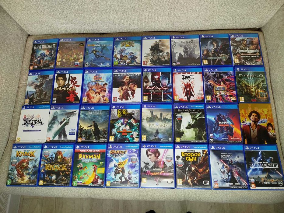 Диски Playstation 4 игры ps4