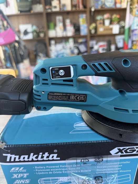 Акумулаторен ексцентършлайф Makita BO002CGZ, XGT, 40 V, 150 мм