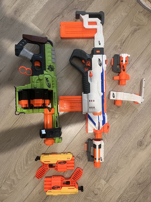 крутые бластеры NERF