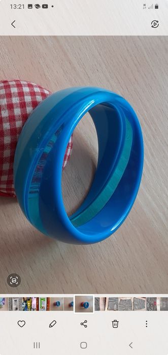 Браслет лазурный