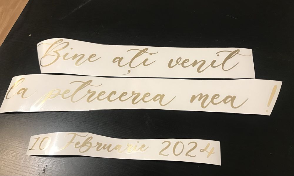 Autocolant text/stickere