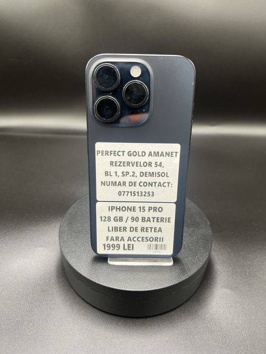 Iphone 15 Pro 128GB 90 Baterie Cod 3890
