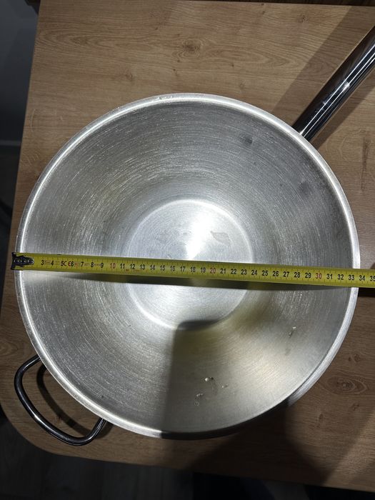 Tigaie Wok, inox, 32cm - Korkmaz