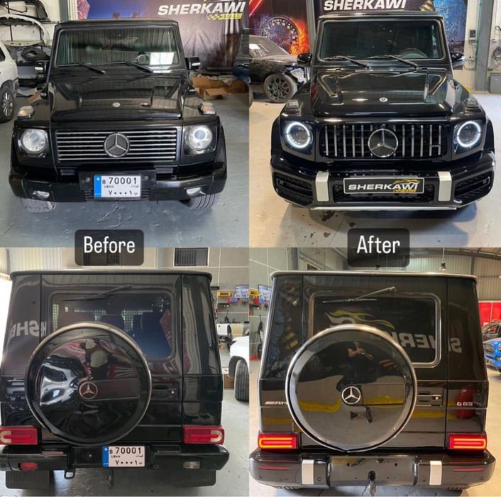 Рестайлинг комплект G class W463 в переделку W464