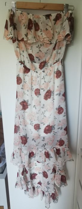 Rochie inflorata, fara bretele