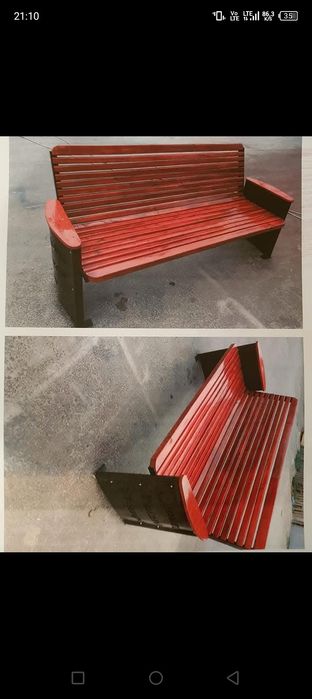 Banca cu spatar parc și gradina