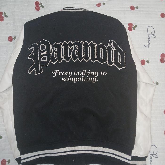 Бомбер Black Squad чёрно-белый, размер L (50–52)