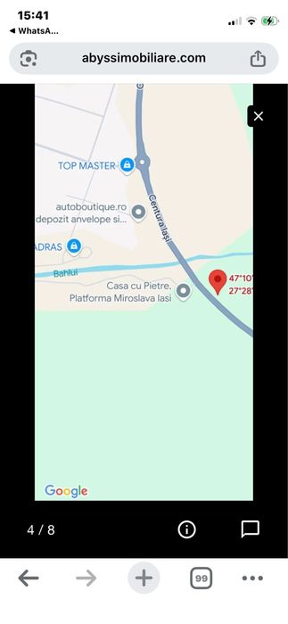 OPORTUNITATE! Teren 3.000mp-centura Iasi-Parcul Industrial Miroslava