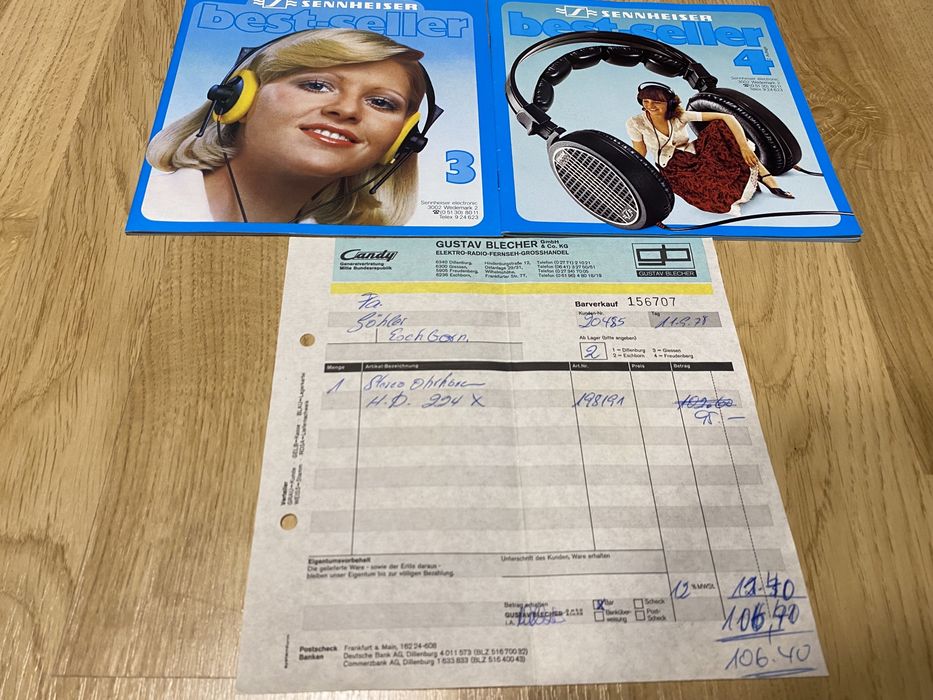 Casti vintage Sennheiser HD 224X