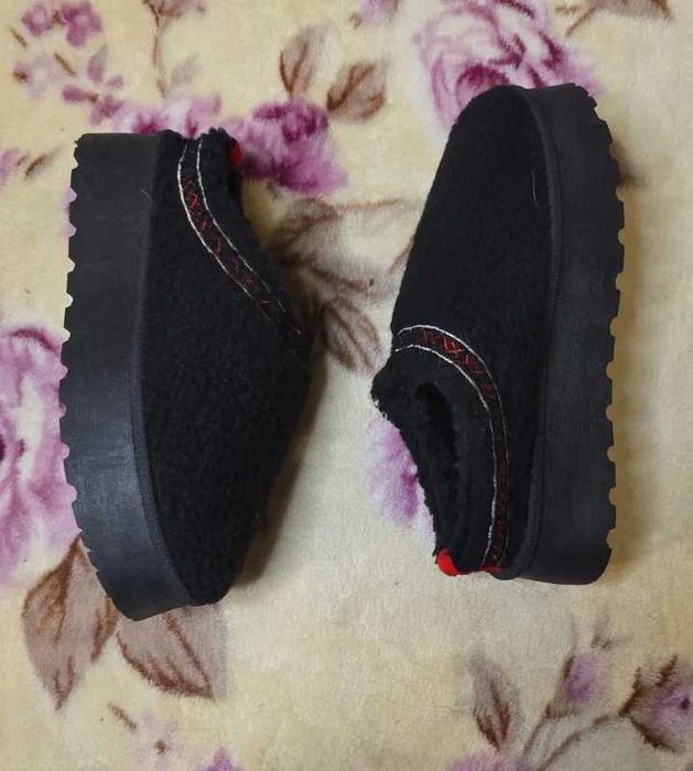 Papuci blana cu platforma