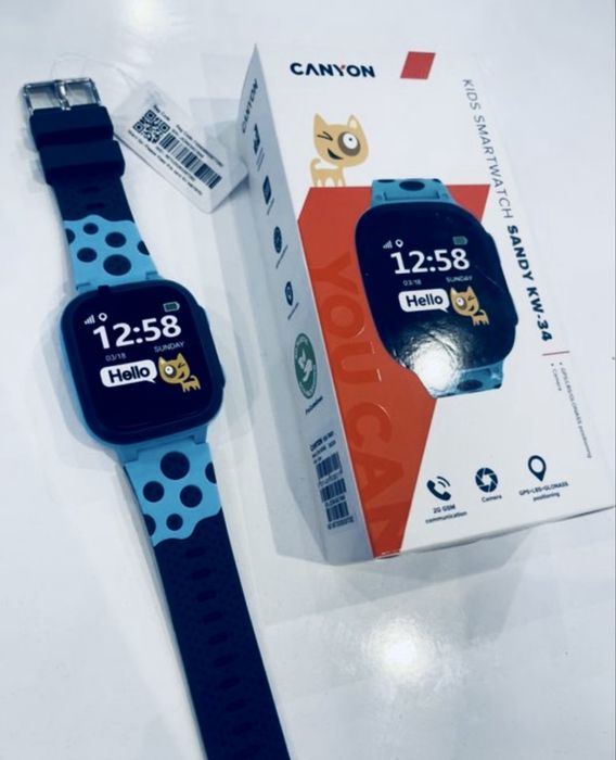 Детски Смарт Часвник - Canyon със Сим карта