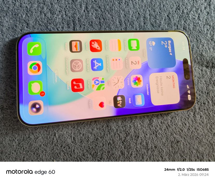 IPhone 16 Pro Max 256 GB, Titan (gebraucht)