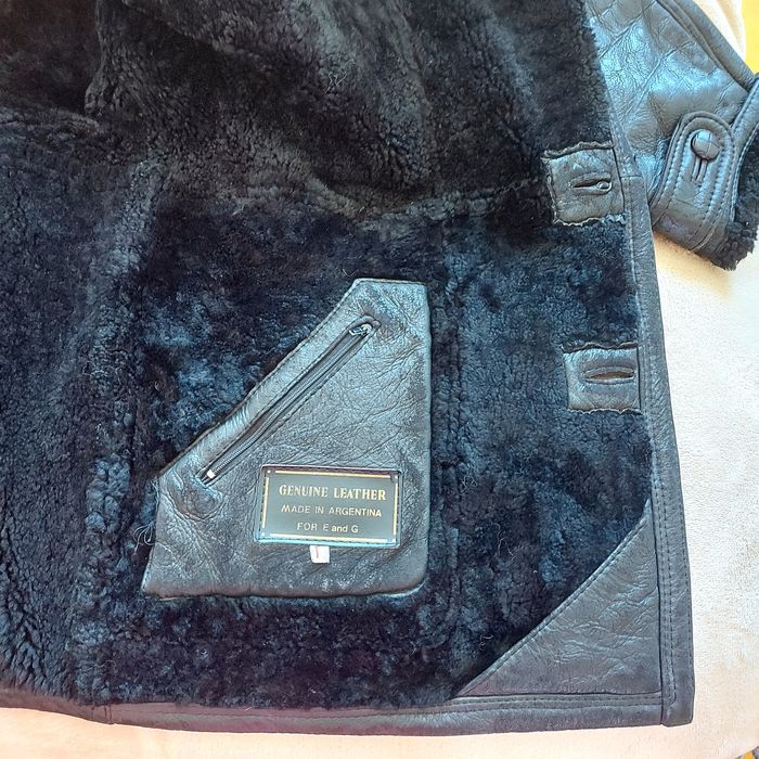 Аржентински мъжки кожух от мека анешка кожа