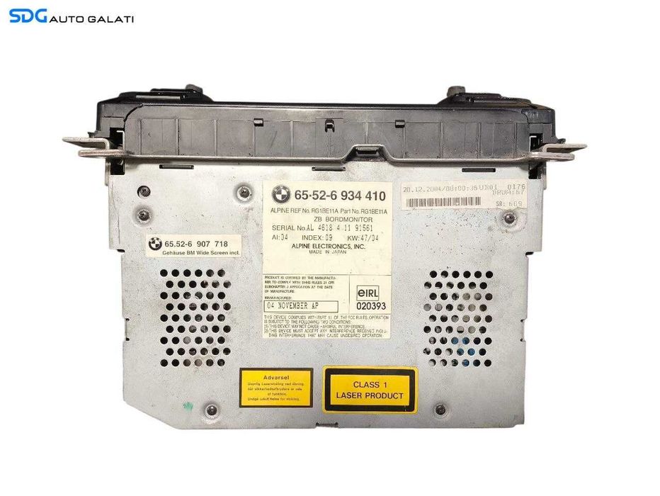 Unitate Radio Navi Navigatie BMW Seria 3 E46 1997 - 2005 Cod 6934410 (Prezinta Pixeli Morti Ultima Poza) [LS0322]