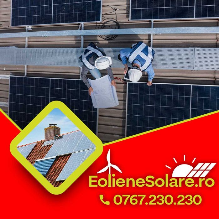 Kit Sistem Fotovoltaic Hibrid 7kw cu Eoliana 2Kw