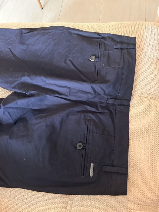 Мъжки панталони на Sisley - син и черен