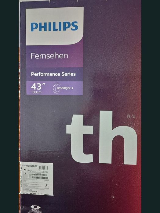 Televizor LED Philips 43PUS8536