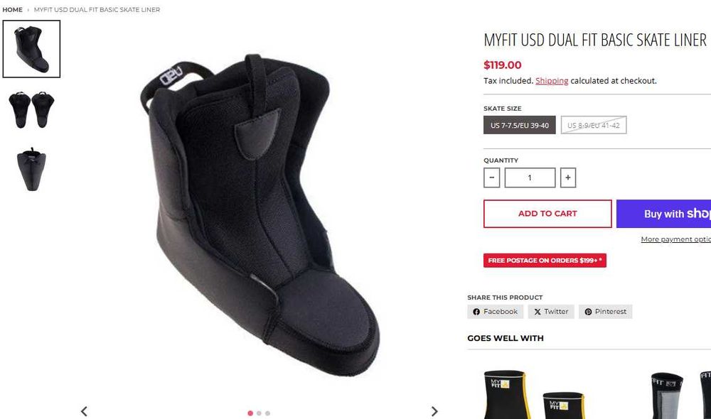 чисто нов чорап USD Basic Dual Fit Liner за блейдове, ролери, 38 39 40