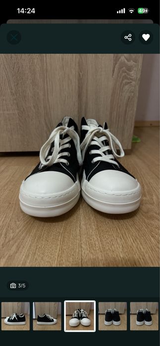 Rick owens jumbo lased
