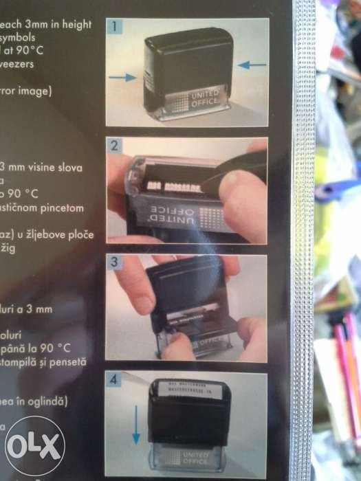 Kit Stampila Personalizabila 300 caractere - noua