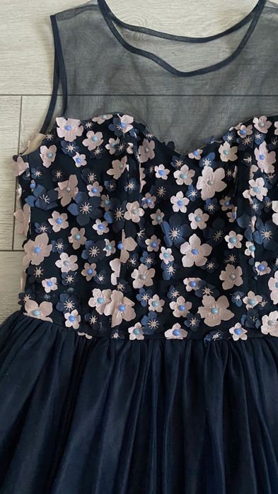 Rochie eleganta bleumarin