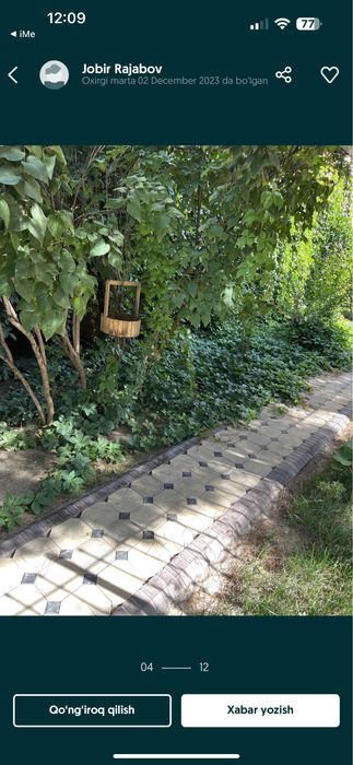 yunsobod 10 kv 1 xonali uy arzon narxda