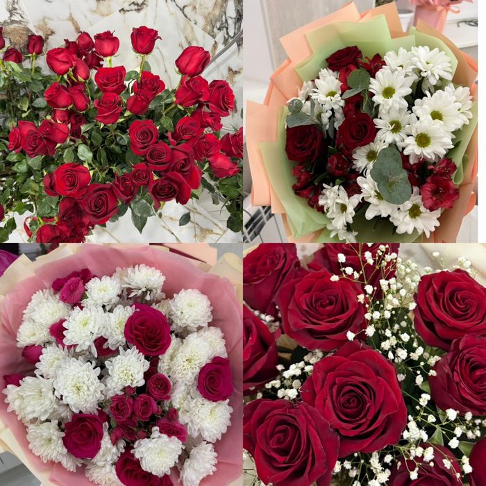 Цветы(гүлдер) свежие